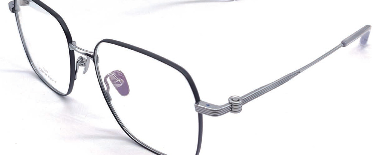 Titanium Eyeglassses Frame (two tone)