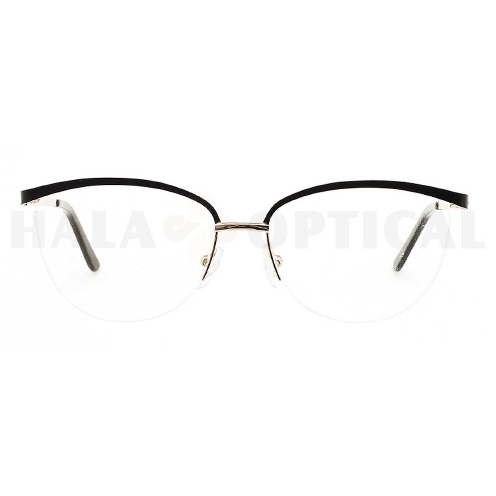 Browline Edelstahl-Brillenbrille MXD-1875