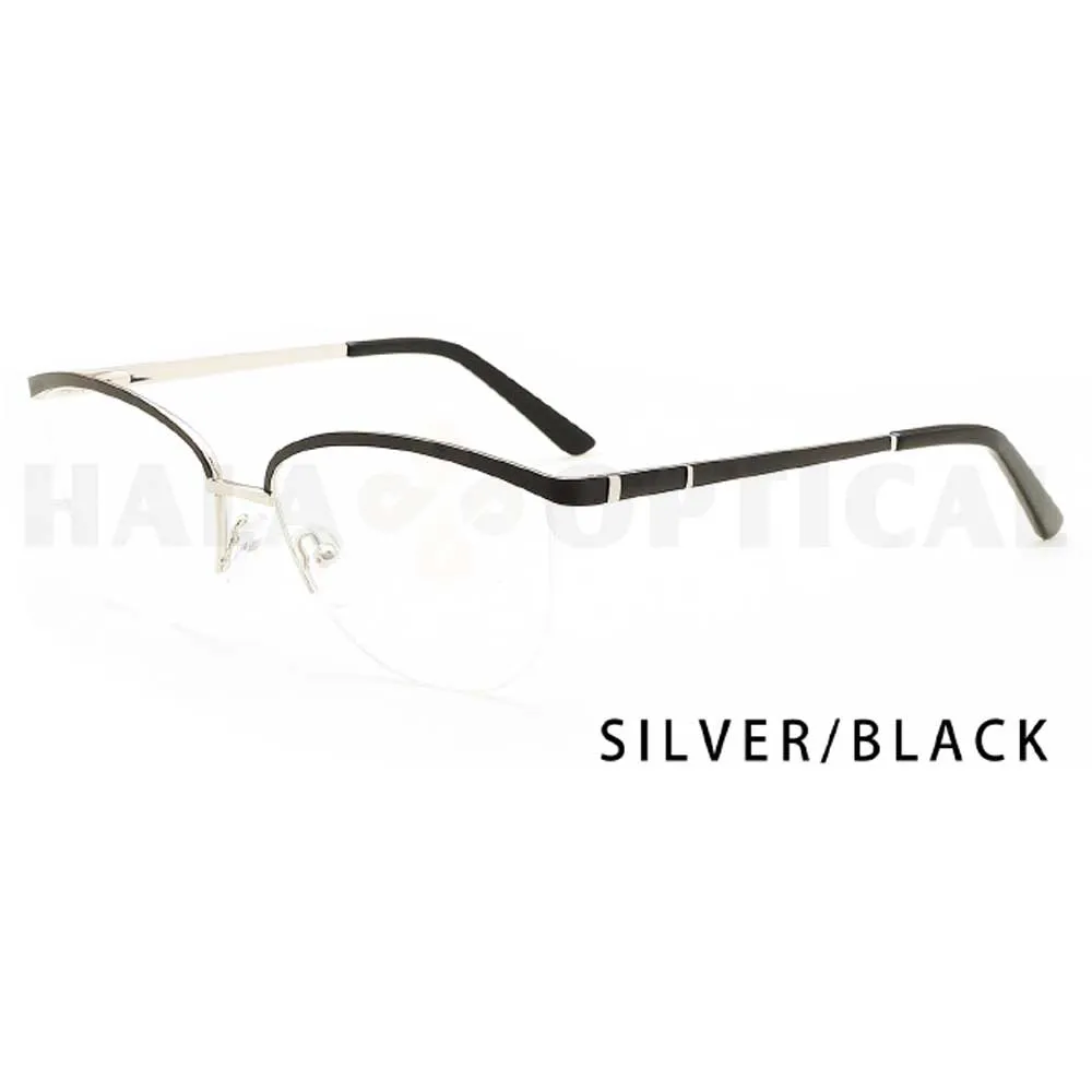 Browline Stainless Steel Spectacle Eyeglass MXD-1875