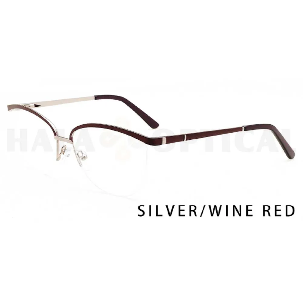 Browline Stainless Steel Spectacle Eyeglass MXD-1875