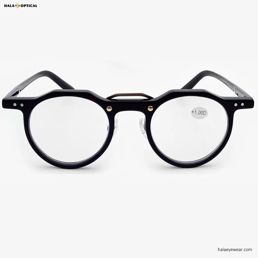 Retro Acetate Reading Glasses with Ready Stock Manufacturer