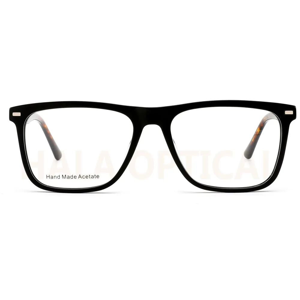 Handmade Acetate Frame with Clip On Sunglasses, 55mm, AXG028