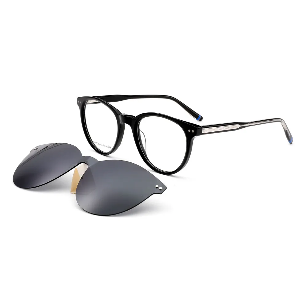 Round acetate sunglasses AXG035